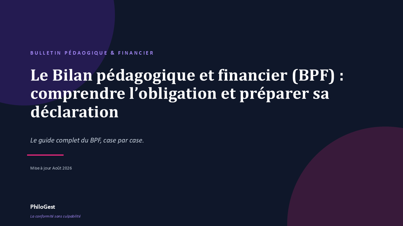 Illustation le BPF Case par Case PhiloGest