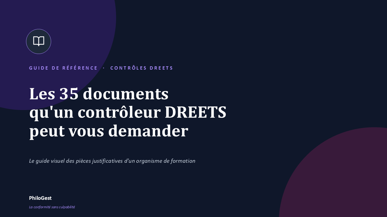 Les 35 documents qu'un contrôleur DREETS peut vous demander